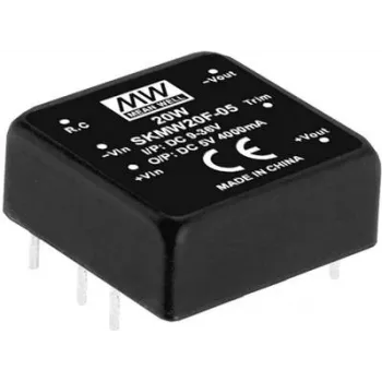 Fuente de alimentación MEAN WELL SKMW20G-15 20 W entrada 18-75 V salida 15 V