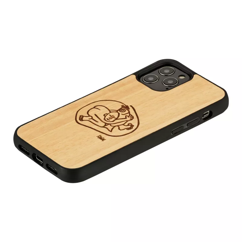 Funda para móvil man and wood para iPhone 12 / 12 Pro con diseño de niño y pez