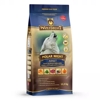 WOLFSBLUT Polar Night reno con batata - pienso para perros - 12,5 kg