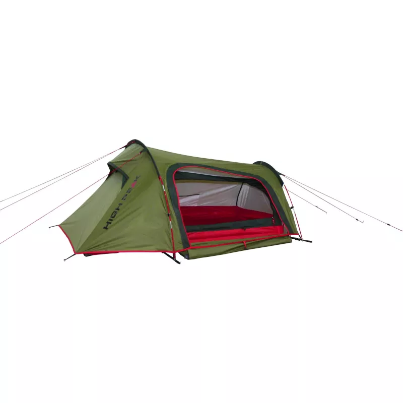 High Peak Sparrow LW tienda de campaña tipo cúpula 2 personas verde, rojo