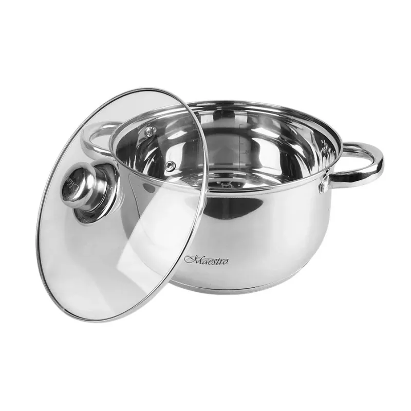 MAESTRO MR-2020-6M Set de 6 ollas, acero inoxidable