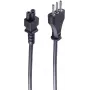 Cable de alimentación negro 1,8 m ShiverPeaks BSIT60001