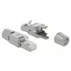 Conector de cable DeLOCK 86477 RJ-45 gris