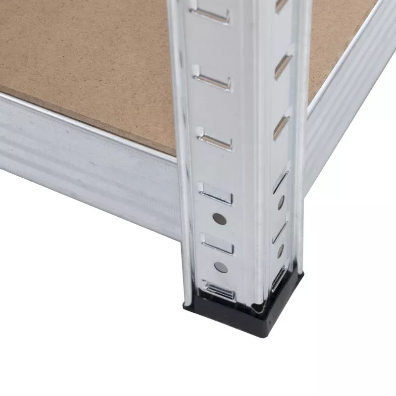 Estantería de almacén GreenBlue GB378 metal galvanizado 5 estantes, acero galvanizado, 900×400 mm, máx. 75 kg por estante