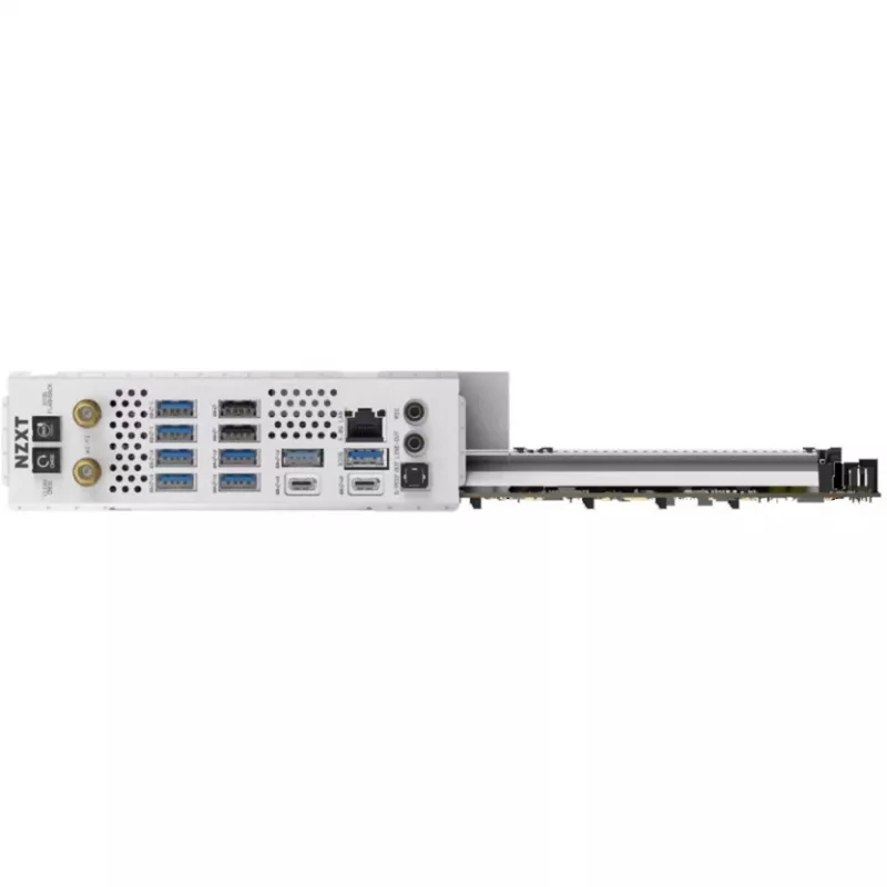 Placa base NZXT N9 X870E Blanco AM5 DDR5 ATX