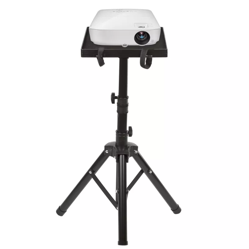 Soporte de proyector portátil ajustable MACLEAN MC-920, altura hasta 1,2 m, trípode ligero