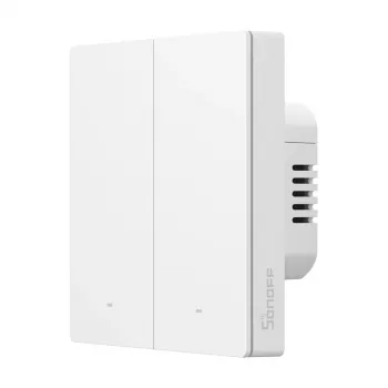 Interruptor de pared táctil inteligente Sonoff ZBM5-2C-86W (2 canales) Zigbee