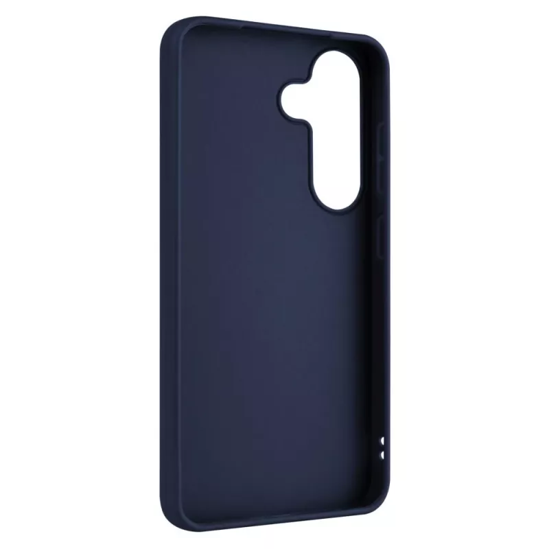 Tapa trasera para móvil FIXED para Samsung Galaxy S25 – Goma, azul