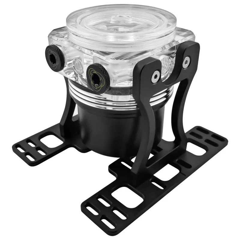 Soporte vertical Singularity Computers Protium para bombas y depósitos de compensación - negro