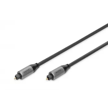 Cable de conexión Toslink Digitus 3 m conector a conector dorado