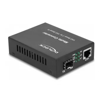 Conversor de medios de red DeLOCK 86861 10000 Mbit/s Ethernet SFP+ negro