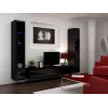 Vitrina Cama VIGO '180' 180/40/30 negro/negro brillo
