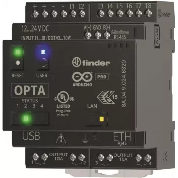 Finder Opta Advanced 8A.04.9.024.8320 módulo de comunicación PLC 12 V/DC, 24 V/DC (8A.04.9.024.8320)
