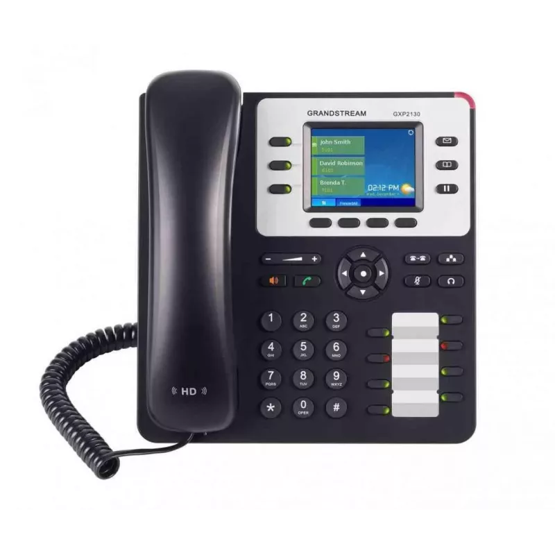 Grandstream Networks GXP-2130 Teléfono IP Negro 3 líneas TFT