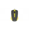 Ratón USB con cable, 3 botones, superficie engomada