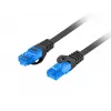 Cable de red LANBERG Cat6a S/FTP RJ-45 PCF6A-10CC-0500-BK, 5 m, LSZH, 26 AWG, CCA, negro