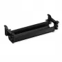 ROLINE Easy2Open Canaleta para cables, montaje bajo encimera, negro, 44,9 cm