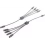 shiverpeaks ®-PV4 Juego de cables adaptadores en T, 4/1, 6mm², negro/negro, 30cm (BS02-21054)