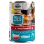 Comida húmeda para perros Frendi con trozos de ternera en salsa fina 1250 g