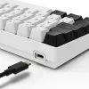 Sharkoon SGK50 S4 teclado Home USB QWERTZ alemán blanco RGB LED 60%
