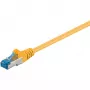 Goobay 93658 cable de red Ethernet amarillo