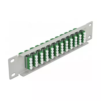Panel de parcheo de fibra óptica DeLOCK 10