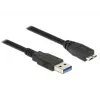 Cable USB DeLOCK 85074 USB 3.2 Gen 1 2 m USB A Micro-USB B negro