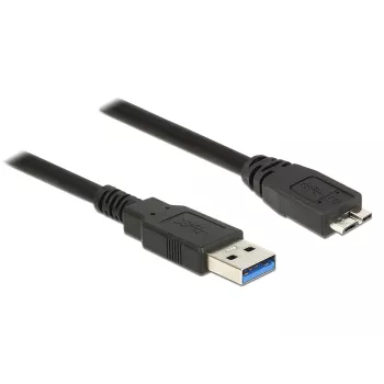 Cable USB DeLOCK 85074 USB 3.2 Gen 1 2 m USB A Micro-USB B negro