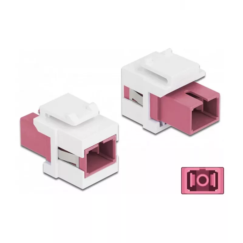 Módulo Keystone DeLOCK SC simplex conector hembra a SC simplex conector hembra