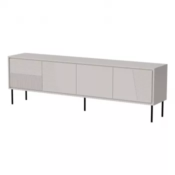 Mueble RTV ABI 4D 200x38x62 cashmere mate