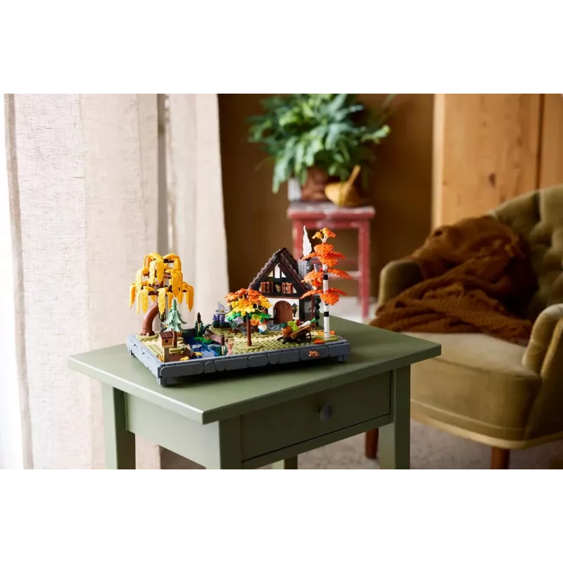 LEGO ICONS 11372 Jardín de casa de campo otoñal