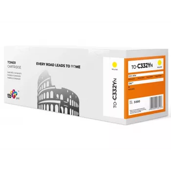 Tóner TB compatible con OKI C332 to-C332YN YE