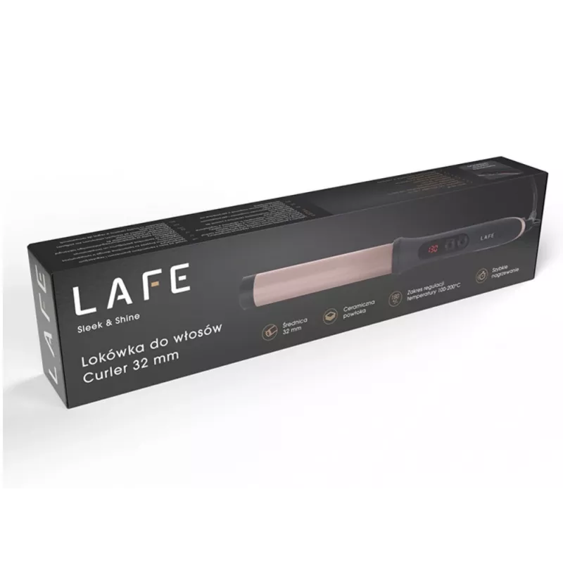 Rizador LAFE Sleek & Shine 32 mm LAFLKA47572, rizador de 32 mm, herramienta de styling eléctrica