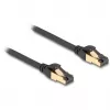 Cable de red DeLOCK RJ45 Cat.6A conector macho a conector macho S/FTP negro 3 m