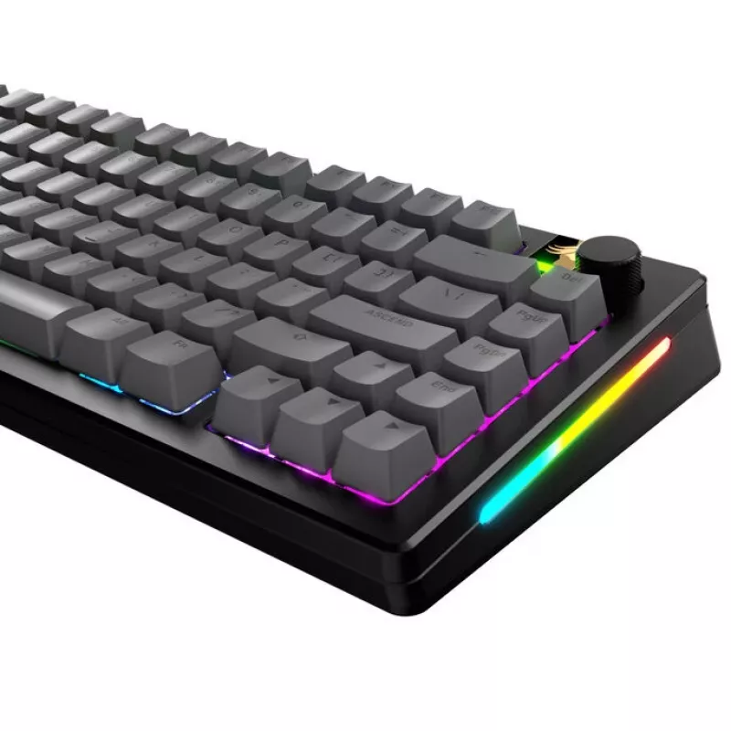 Teclas GLORIOUS GPBT Basics PBT Dye-Sub Armor gris layout ANSI