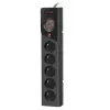 Regleta de enchufes Armac Z5 negra 5 tomas AC 250 V 5 m