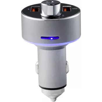Renkforce RF-CAR-100 transmisor FM adaptador para mechero gris (RF-CAR-100)