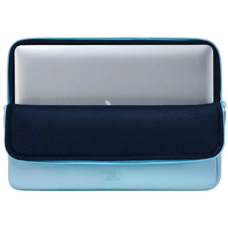 Funda para portátil Rivacase Riva Szuzuka 14 pulgadas Azul pastel – funda protectora de neopreno para portátiles de 14 pulgadas