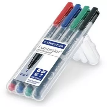 Rotulador permanente punta fina Staedtler Lumocolor 318 WP4