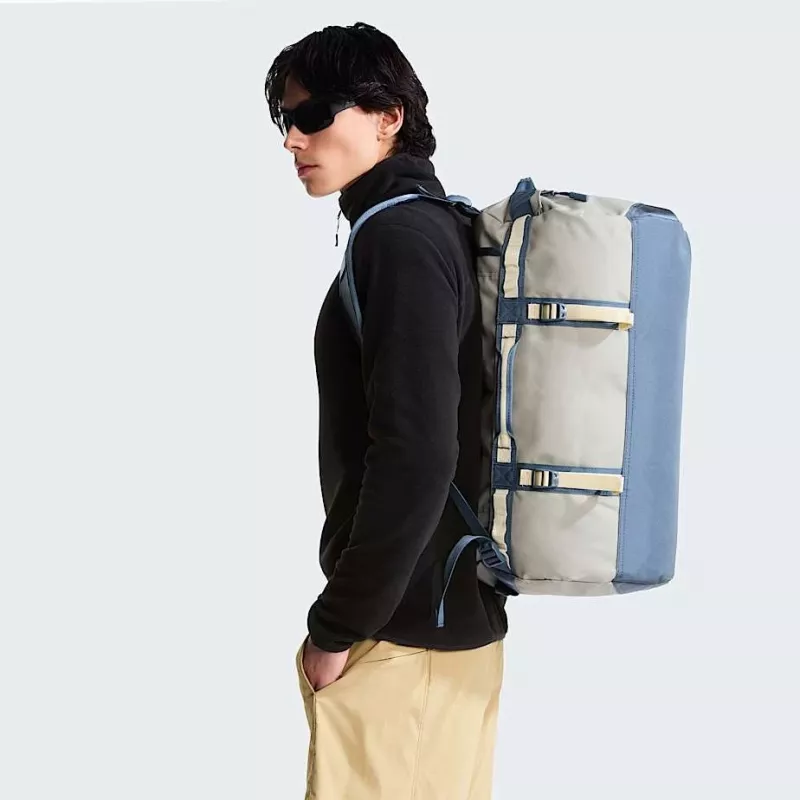 Bolsa de viaje The North Face Base Camp Duffel S - stone slab/granite Gris
