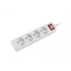 Regleta Lanberg PS1-04E-0150-W 1,5 m 4 tomas AC para interiores blanco