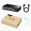 Switch de red Cudy GS1005PTS1 Gigabit Ethernet (10/100/1000) Power over Ethernet (PoE) negro