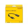 Adaptador DisplayPort 1.2 conector macho a conector hembra HDMI 4K DeLOCK 63559