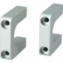 Asa SCHROFF Multipac 20860-256, asa de plástico gris 40×40×10 mm, accesorio de montaje