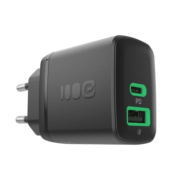 Cargador Green Cell PowerSource Duo30 – 1× USB-A, 1× USB-C, 3A