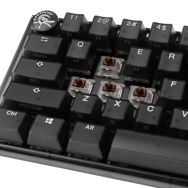 Teclado Ducky One 3 Aura Mini Gaming USB QWERTY US International negro