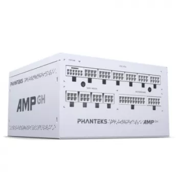 Fuente de alimentación PHANTEKS AMP GH 850 W, 18+10 pines ATX, totalmente modular, 80 PLUS Gold, Blanca