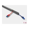 Canaleta de cables DELOCK 22026 20×20 mm, longitud 1 m, gris