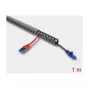 Canaleta de cables DELOCK 22026 20×20 mm, longitud 1 m, gris