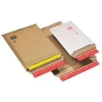 Sobre de envío ColomPac, cartón ondulado marrón, A4+, medidas interiores 235 x 340 x -35 mm – pack de 20 (CP 010.04)